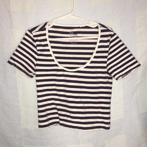 Striped crop top